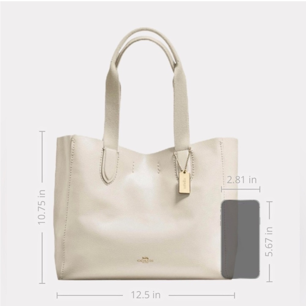 Coach Derby Tote Shoulder Bag - Picture 12 of 15